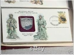 50 STERLING SILVER Franklin Mint Medallic History Worlds Greatest Battles