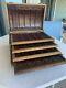 50 Yr Old Oak Chest From Franklin Mint- Silver Ingot Collection 100 Ingot Cap
