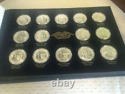 56 Sterling Silver Medals Signers of the Declaration of Independence over 56 ozt