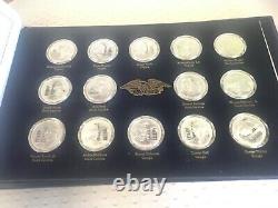 56 Sterling Silver Medals Signers of the Declaration of Independence over 56 ozt