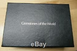 (64) GEMSTONES OF THE WORLD STERLING SILVER BAR INGOT COMPLETE SET +1 WithBOX