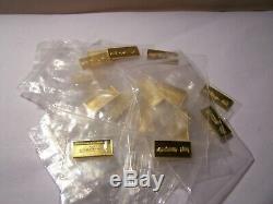 64 Sterling Silver Car Ingots and 22 24K Electro over Sterling Silver Ingots