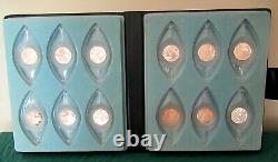 71 Franklin Mint Heirloom 12 Days of Christmas Ornaments 925 Sterling Silver