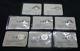 8x Franklin Mint Collectors Society Member Coins 1974-1981 Sterling Silver C2759