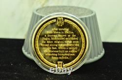 925 Silver Franklin Mint Art Round History Of Mankind Islam United Middle East