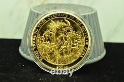 925 Silver Franklin Mint Art Round History Of Mankind Rome Triumph Over Carthage