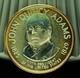 925 Silver Franklin Mint Art Round Presidential Treasure John Quincy Adams