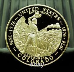 925 Silver Franklin Mint Art Round State of Colorado