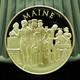 925 Silver Franklin Mint Art Round State Of Maine