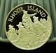925 Silver Franklin Mint Art Round State Of Rhode Island