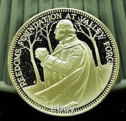 925 Silver Franklin Mint Art Round Valley Forge Robert H Goddard