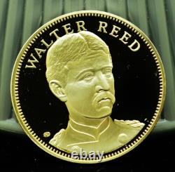 925 Silver Franklin Mint Art Round Valley Forge Walter Reed