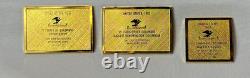 925 Sterling Silver Gold Plate Franklin Mint Stamps Christopher Columbus 39.35G