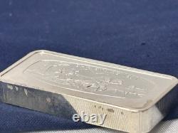 925 Sterling Silver Ingot CHRISTMAS 1971 1000 Grains Franklin Mint