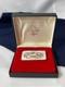 925 Sterling Silver Ingot Proof 1991 Franklin Mint Christmas 1000 Grains
