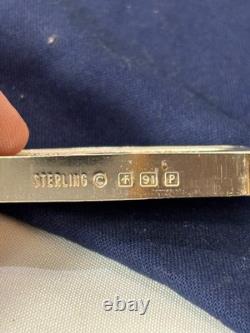 925 Sterling Silver Ingot Proof 1991 Franklin Mint Christmas 1000 Grains