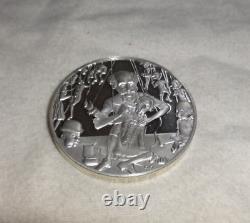 925 Sterling Silver PUPPET MASTERS GIFT 1977 Sculptors Studio Medal Round Proof