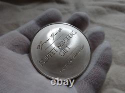 925 Sterling Silver PUPPET MASTERS GIFT 1977 Sculptors Studio Medal Round Proof