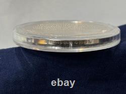 925 Sterling Silver Round Franklin Mint 1976 Yearbook Bull Market Wall St 31G