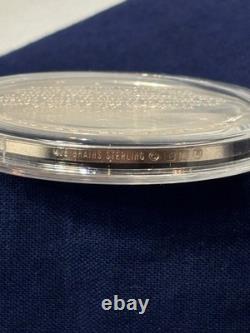 925 Sterling Silver Round Franklin Mint 1976 Yearbook Europe Vs Russia 31G