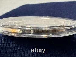 925 Sterling Silver Round Franklin Mint 1977 Yearbook Discuss Peace 31G