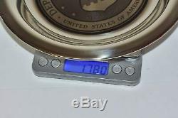 AIR FORCE ASSOCIATION USAF Military Plate SOLID STERLING SILVER 30th ANNIVERSARY