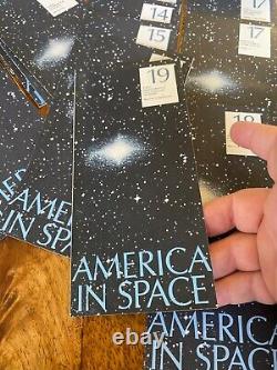 AMERICA in SPACE sterling silver proof set 24 MEDALS Franklin Mint LOA Brochures