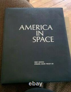 America in Space Franklin Mint Sterling Silver 25 Medals Proof Set 1st Edition