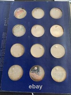 America in Space Sterling Silver Medals Full Collection The Franklin Mint
