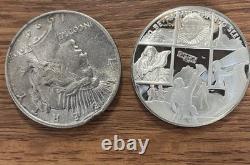 American Bicentennial. 925 Silver Medal Official State of NORTH CAROLINA, 21gr