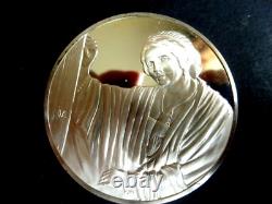 Art Sterling Silver Medal Rembrandt Hendrickje Stoffels 1657