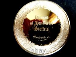 Art Sterling Silver Medal Rembrandt Hendrickje Stoffels 1657