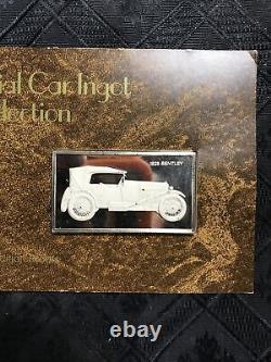 Austin Martin Bentley Centennial Car Ingot Collection 1000 Gr Sterling Franklin