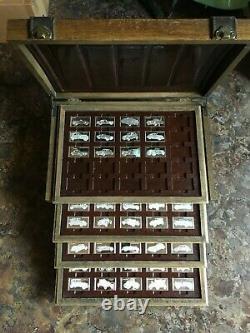 Awesome 100 Pc. Sterling Silver Centennial Car Ingot Collection Set Franklin Mint