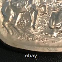 BEAUTIFUL, Rare Vintage? The Old West Lincoln Mint 4oz. 925 Sterling Silver