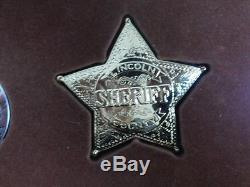 Badges Sheriff Deputy Marshall Ranger Police Franklin Mint 1987 Sterling Silver