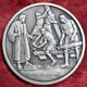 Bible Jesus Foolish Rich Man, Sterling Silver 925 Medal 131 Grams Franklin Mint