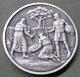Bible Jesus Mustard Seed Parable, Sterling Silver Medal 131 Grams Franklin Mint