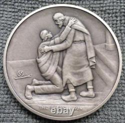 Bible Jesus Prodigal Son Parable Sterling Silver 925 Medal 131 Grm Franklin Mint