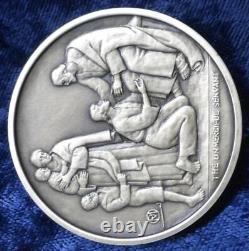Bible Jesus Unmerciful Servant Sterling Silver 925 Medal 131 Grams Franklin Mint