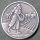 Bible Life Of Jesus Seed Sower Sterling Silver. 925 Medal131 Grams Franklin Mint