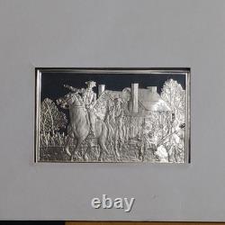 Bicentennial Proof Ingot. 925 Silver Commemorative Franklin Mint 1st Day Cover
