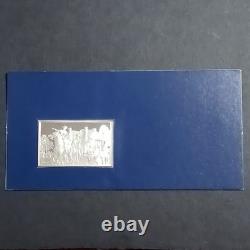 Bicentennial Proof Ingot. 925 Silver Commemorative Franklin Mint 1st Day Cover