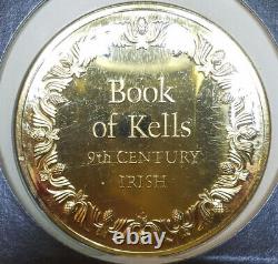 Book of Kells #8 The 100 Greatest Masterpieces Franklin Mint Coin Collection
