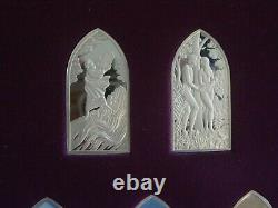 Books of the Jewish Bible by Franklin Mint, sterling silver