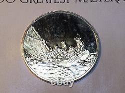 Breezing Up #7 in The 100 Greatest Masterpieces Franklin Mint Coin Set