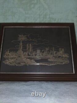 COMPLETE 4-CITY SET Sterling Silver Silhouette William Ressler Franklin Mint