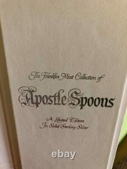 Catholic Franklin Mint Sterling Silver APOSTLE SPOONS in Case withHistory Story