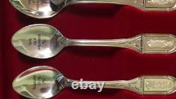 Catholic Franklin Mint Sterling Silver APOSTLE SPOONS in Case withHistory Story