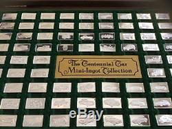Centennial Car Mini Ingot Sterling Silver Collection by Franklin Mint